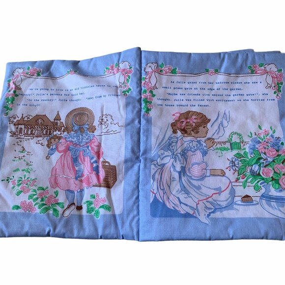 Vintage Julie's Journey Pastel Woodland Creatures Cloth Book - Picture 6 of 6